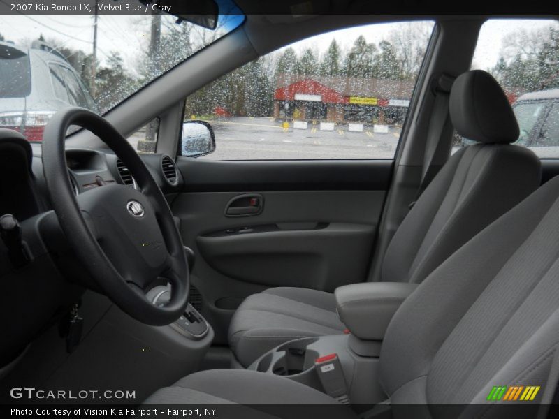 Velvet Blue / Gray 2007 Kia Rondo LX