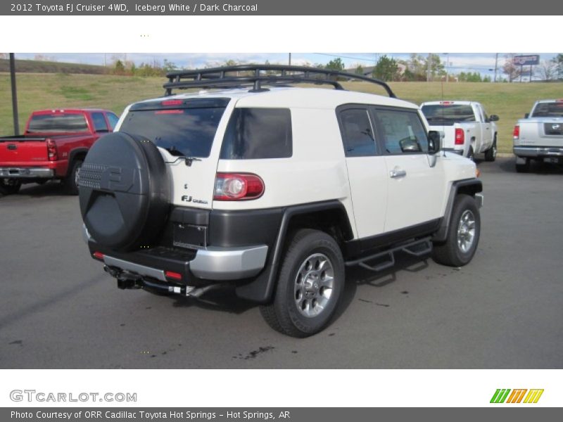 Iceberg White / Dark Charcoal 2012 Toyota FJ Cruiser 4WD