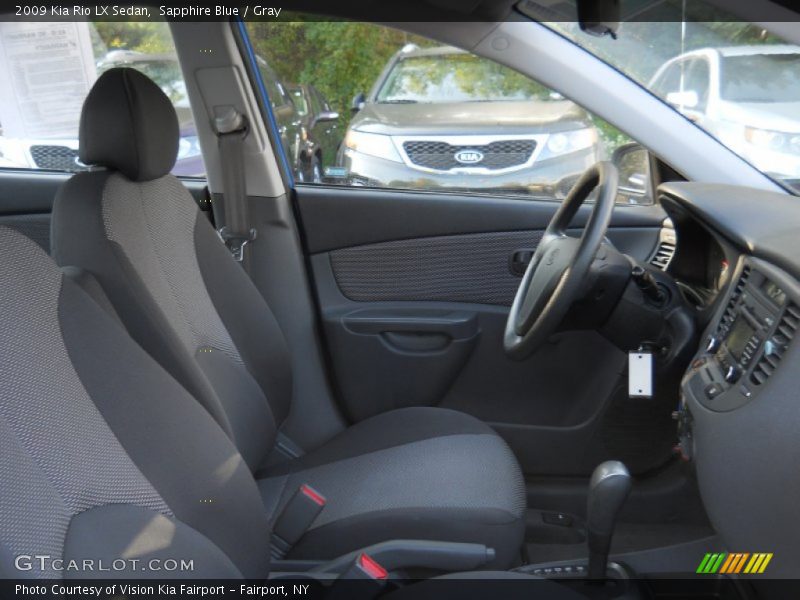Sapphire Blue / Gray 2009 Kia Rio LX Sedan