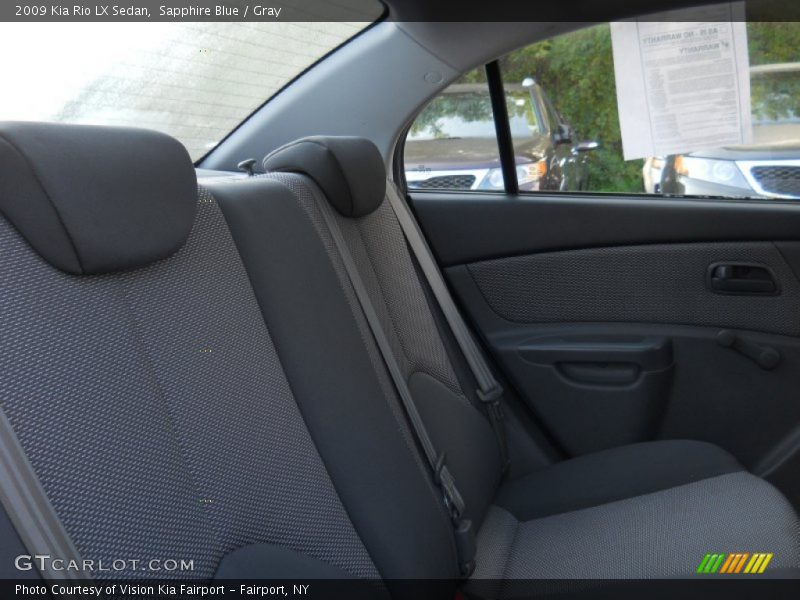 Sapphire Blue / Gray 2009 Kia Rio LX Sedan