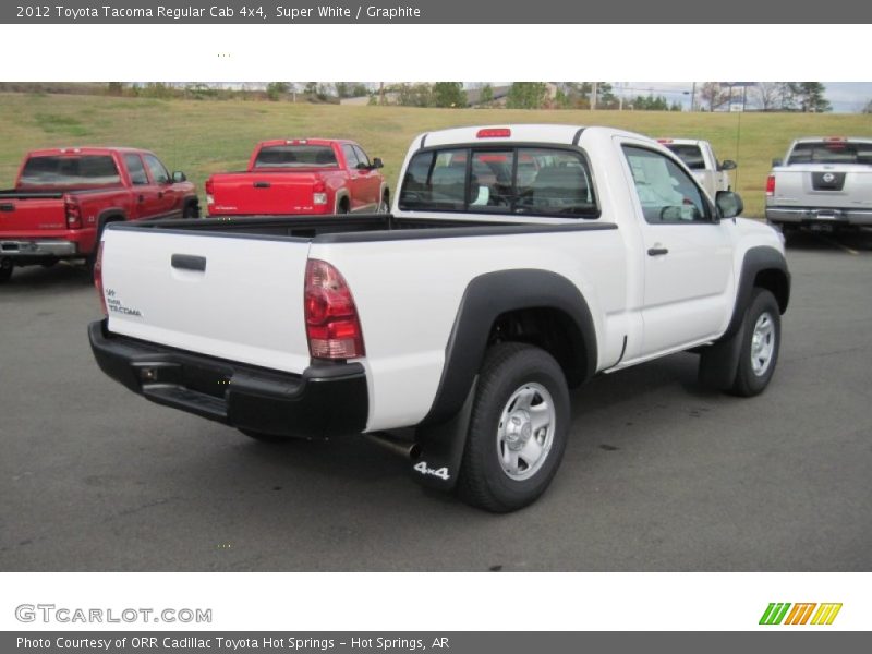 Super White / Graphite 2012 Toyota Tacoma Regular Cab 4x4
