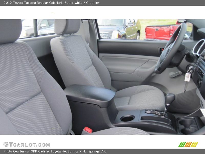 Super White / Graphite 2012 Toyota Tacoma Regular Cab 4x4
