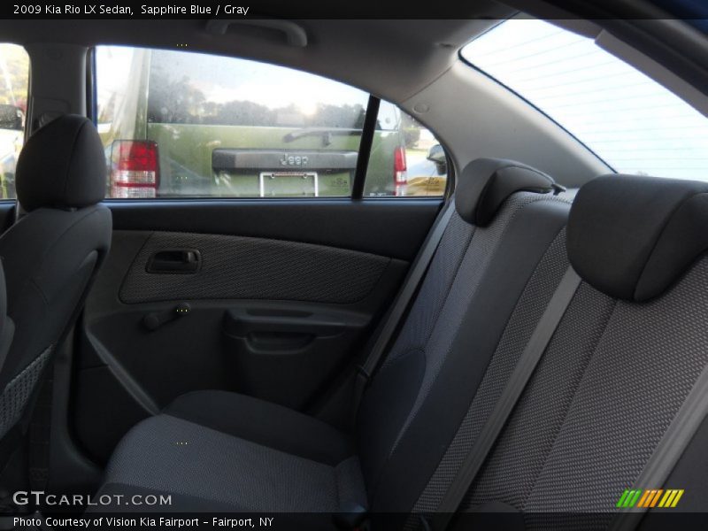Sapphire Blue / Gray 2009 Kia Rio LX Sedan
