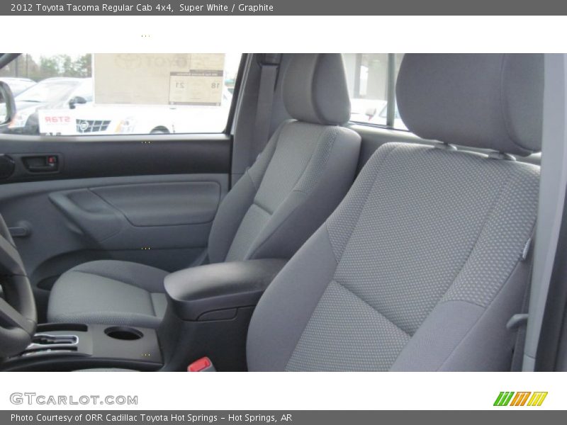 Super White / Graphite 2012 Toyota Tacoma Regular Cab 4x4