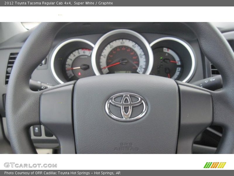 Super White / Graphite 2012 Toyota Tacoma Regular Cab 4x4