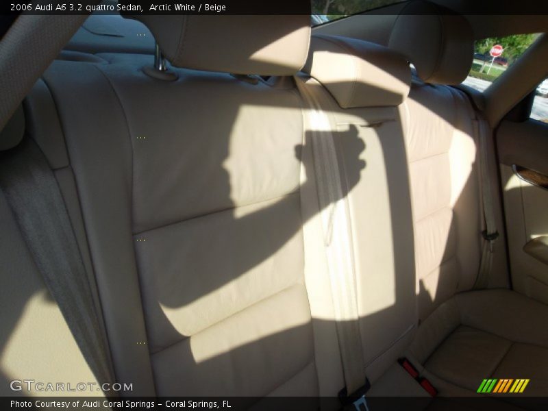 Arctic White / Beige 2006 Audi A6 3.2 quattro Sedan