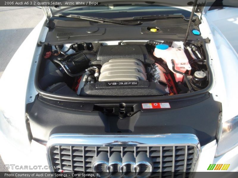  2006 A6 3.2 quattro Sedan Engine - 3.2 Liter FSI DOHC 24-Valve VVT V6