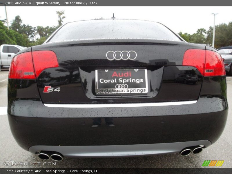 Brilliant Black / Black 2006 Audi S4 4.2 quattro Sedan