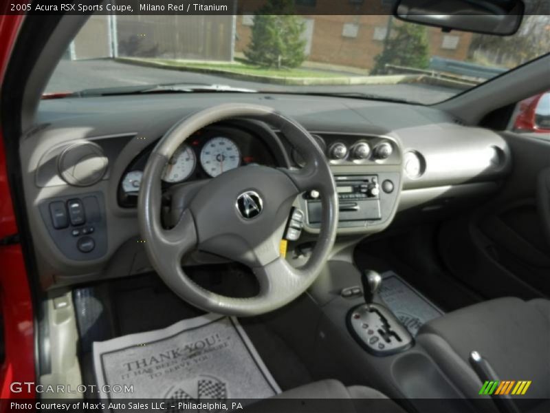 Milano Red / Titanium 2005 Acura RSX Sports Coupe