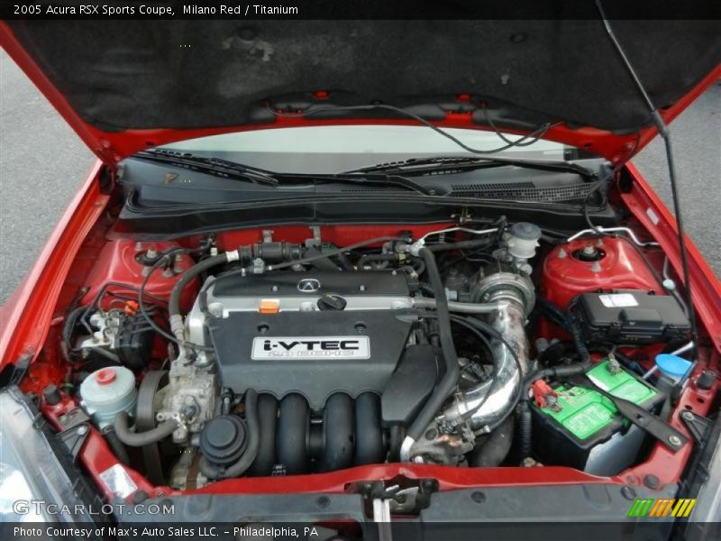 Milano Red / Titanium 2005 Acura RSX Sports Coupe
