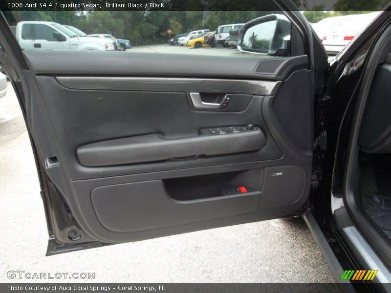 Brilliant Black / Black 2006 Audi S4 4.2 quattro Sedan