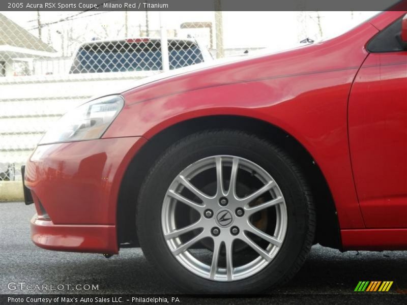 Milano Red / Titanium 2005 Acura RSX Sports Coupe