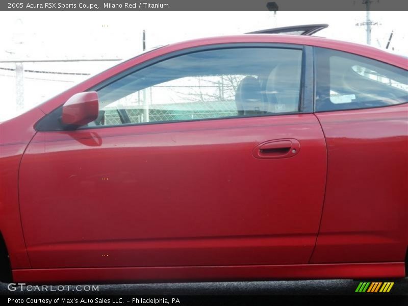 Milano Red / Titanium 2005 Acura RSX Sports Coupe
