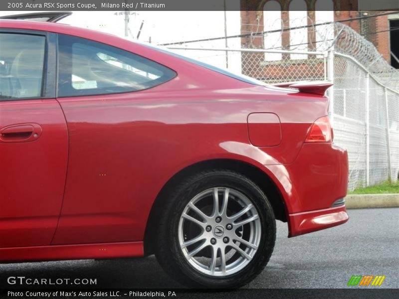 Milano Red / Titanium 2005 Acura RSX Sports Coupe