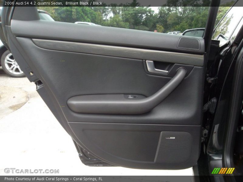 Brilliant Black / Black 2006 Audi S4 4.2 quattro Sedan