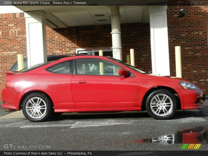 Milano Red / Titanium 2005 Acura RSX Sports Coupe