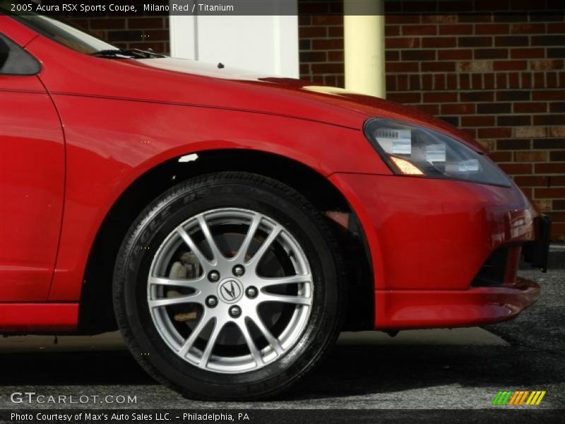 Milano Red / Titanium 2005 Acura RSX Sports Coupe