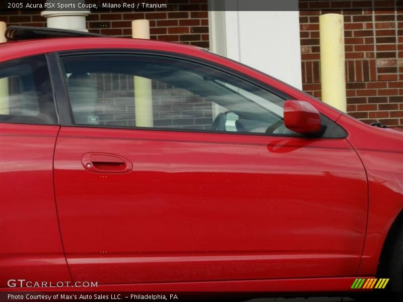 Milano Red / Titanium 2005 Acura RSX Sports Coupe