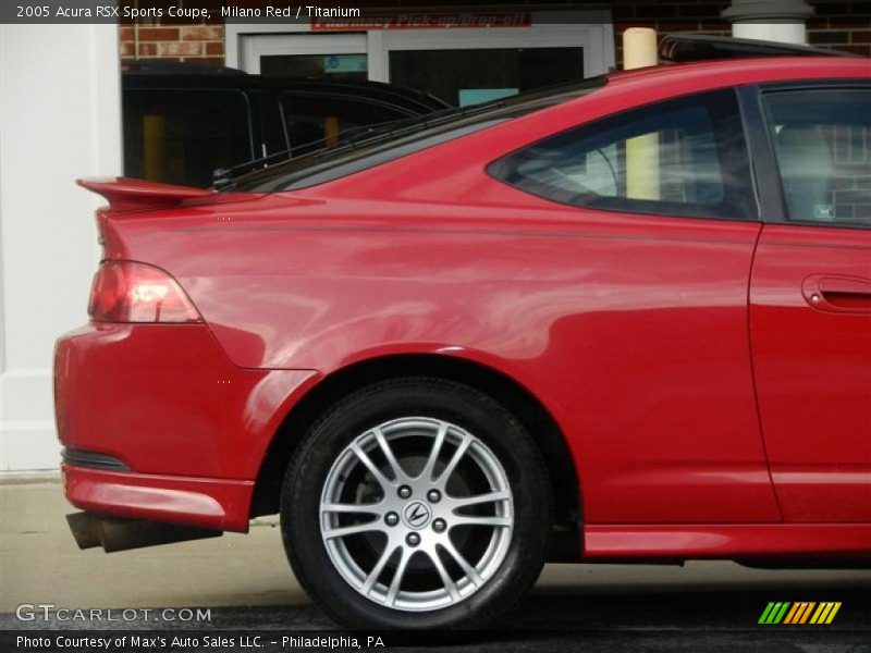 Milano Red / Titanium 2005 Acura RSX Sports Coupe