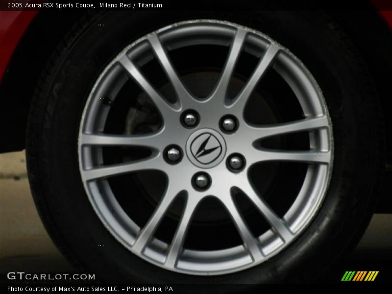 Milano Red / Titanium 2005 Acura RSX Sports Coupe