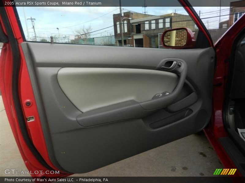 Milano Red / Titanium 2005 Acura RSX Sports Coupe