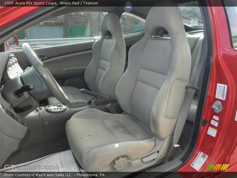 Milano Red / Titanium 2005 Acura RSX Sports Coupe