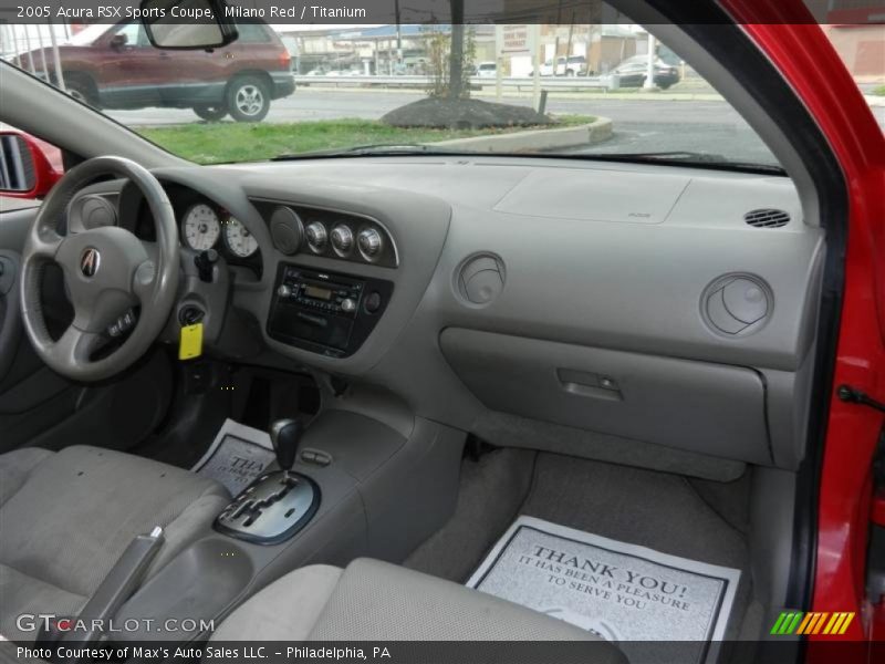 Milano Red / Titanium 2005 Acura RSX Sports Coupe