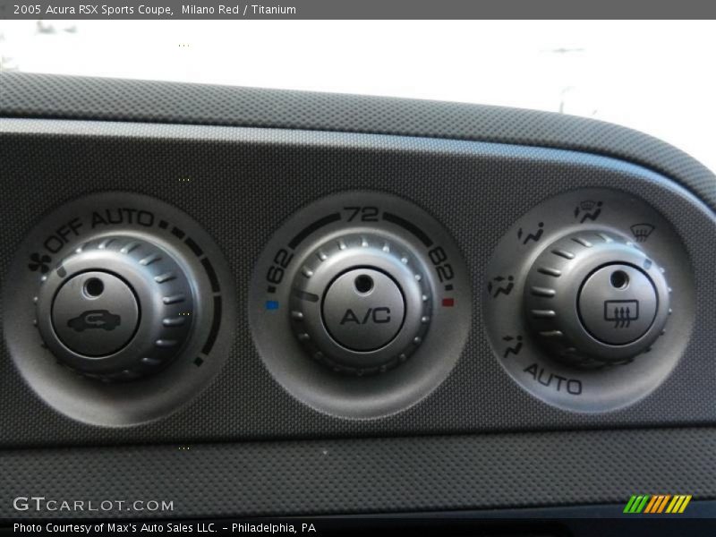 Milano Red / Titanium 2005 Acura RSX Sports Coupe