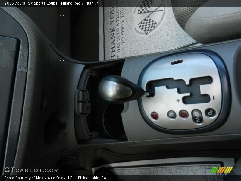 Milano Red / Titanium 2005 Acura RSX Sports Coupe