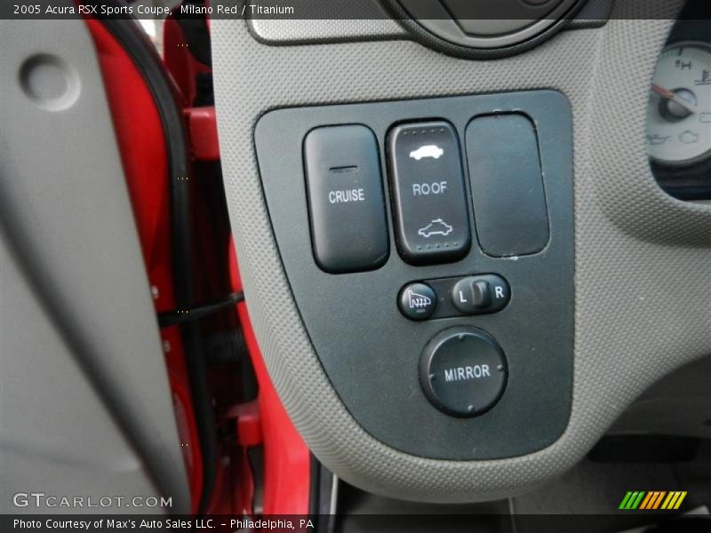 Milano Red / Titanium 2005 Acura RSX Sports Coupe