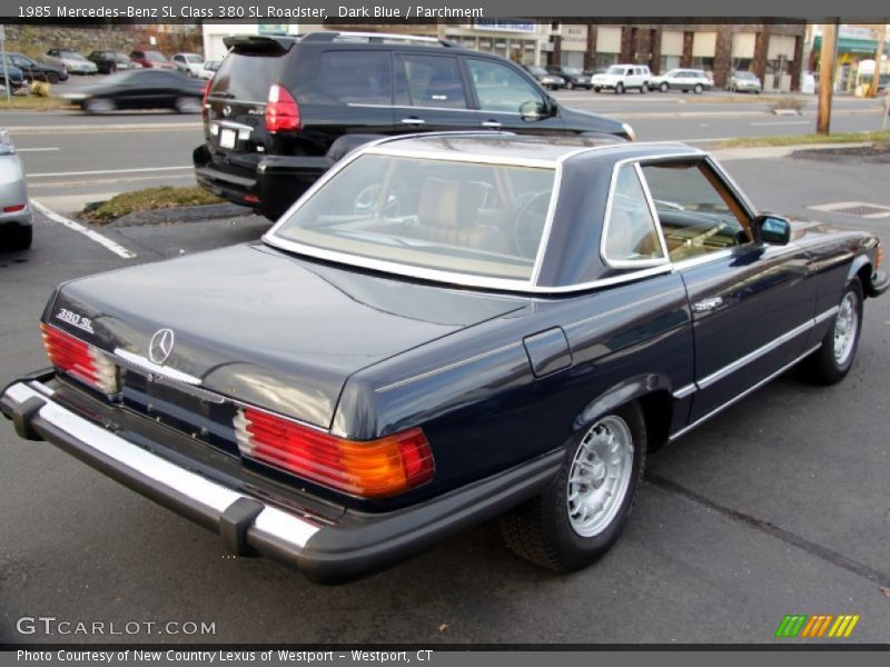 Dark Blue / Parchment 1985 Mercedes-Benz SL Class 380 SL Roadster