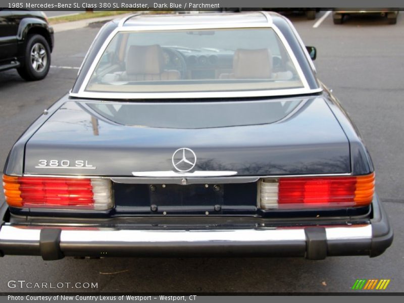 Dark Blue / Parchment 1985 Mercedes-Benz SL Class 380 SL Roadster