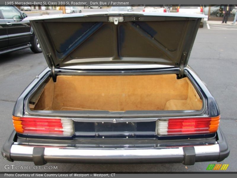 Dark Blue / Parchment 1985 Mercedes-Benz SL Class 380 SL Roadster