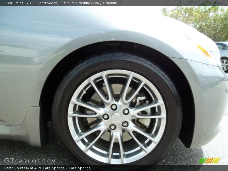 Platinum Graphite Gray / Graphite 2008 Infiniti G 35 S Sport Sedan