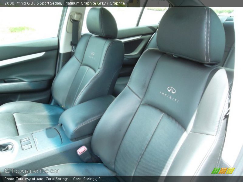 Platinum Graphite Gray / Graphite 2008 Infiniti G 35 S Sport Sedan
