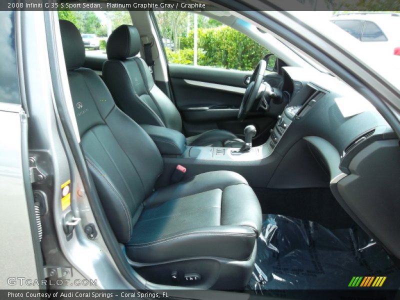Platinum Graphite Gray / Graphite 2008 Infiniti G 35 S Sport Sedan