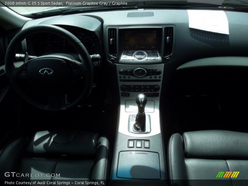 Platinum Graphite Gray / Graphite 2008 Infiniti G 35 S Sport Sedan