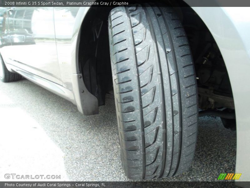 Platinum Graphite Gray / Graphite 2008 Infiniti G 35 S Sport Sedan