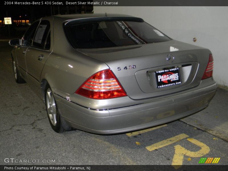Desert Silver Metallic / Charcoal 2004 Mercedes-Benz S 430 Sedan