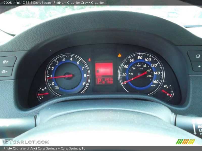 Platinum Graphite Gray / Graphite 2008 Infiniti G 35 S Sport Sedan