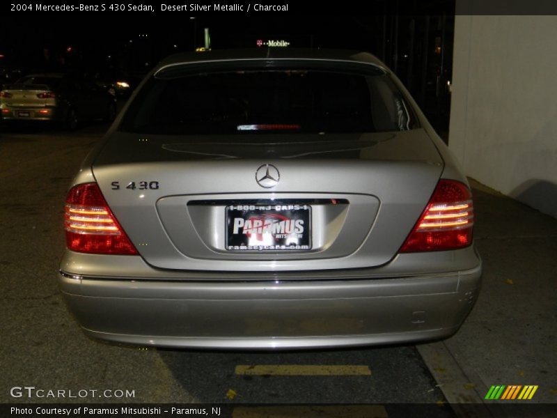 Desert Silver Metallic / Charcoal 2004 Mercedes-Benz S 430 Sedan
