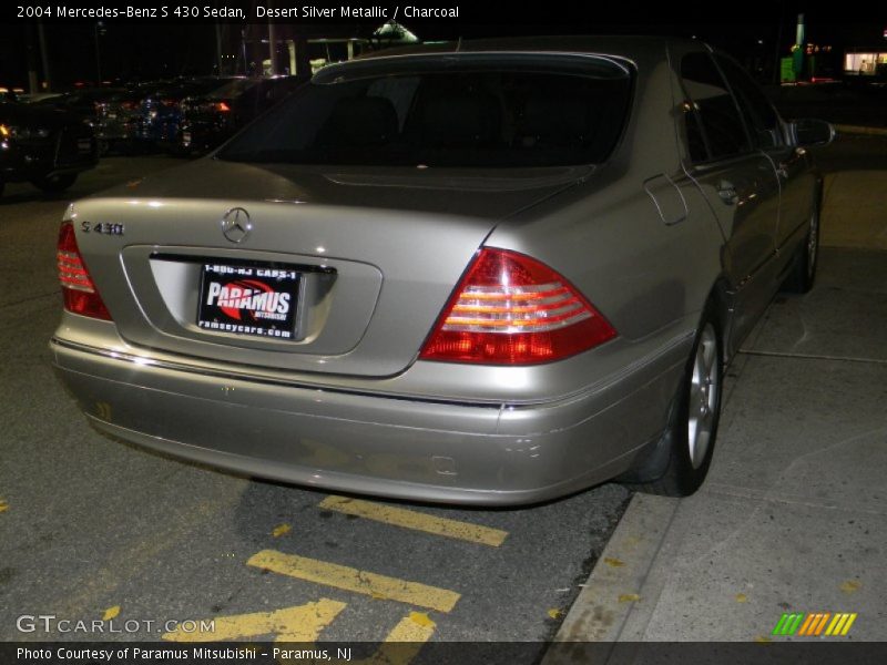 Desert Silver Metallic / Charcoal 2004 Mercedes-Benz S 430 Sedan