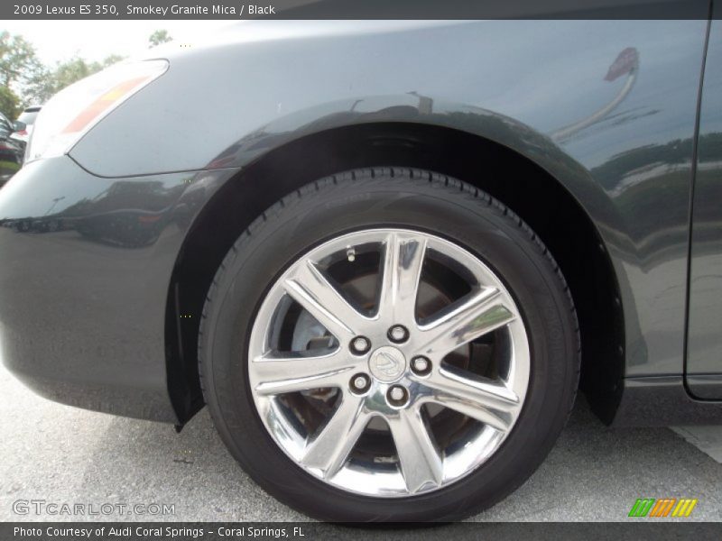 Smokey Granite Mica / Black 2009 Lexus ES 350