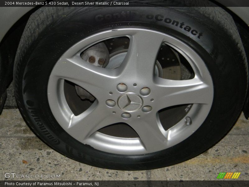 Desert Silver Metallic / Charcoal 2004 Mercedes-Benz S 430 Sedan