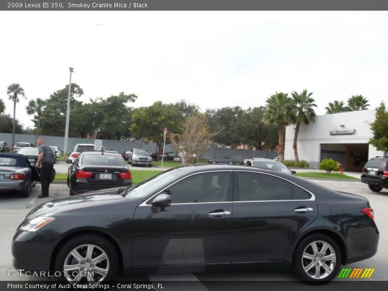 Smokey Granite Mica / Black 2009 Lexus ES 350