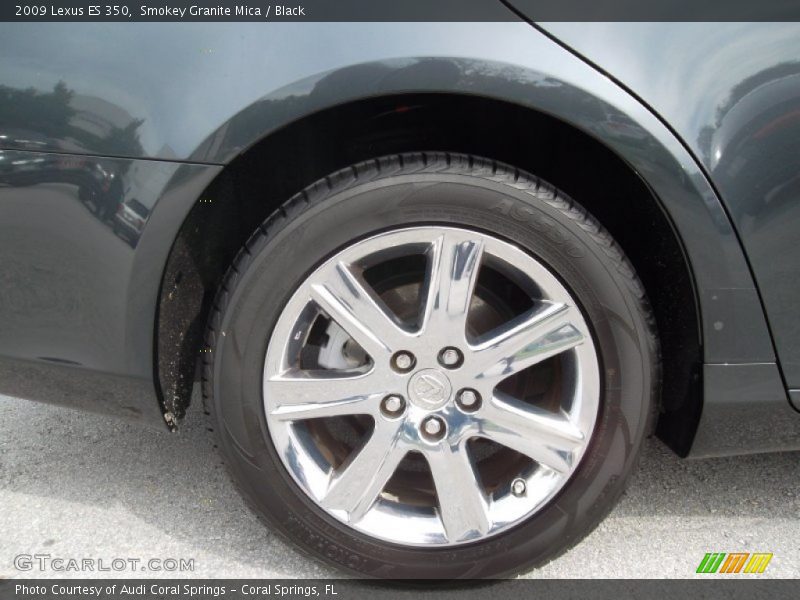 Smokey Granite Mica / Black 2009 Lexus ES 350