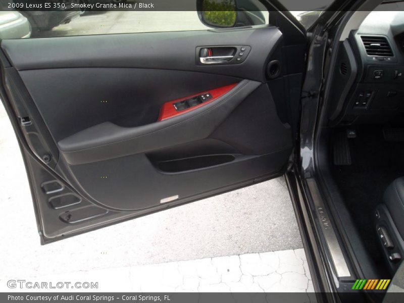 Smokey Granite Mica / Black 2009 Lexus ES 350