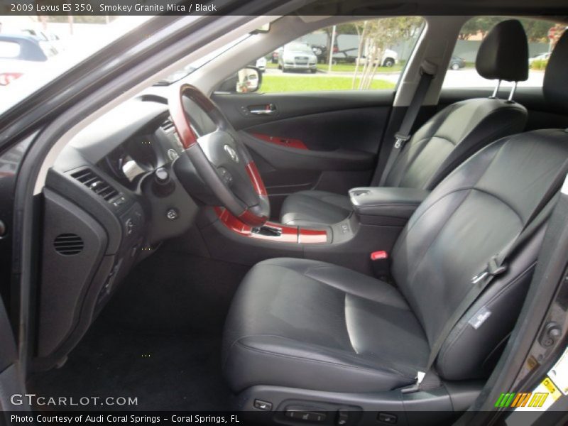 Smokey Granite Mica / Black 2009 Lexus ES 350