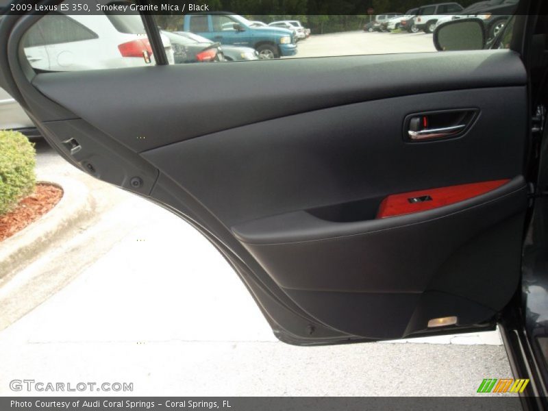 Smokey Granite Mica / Black 2009 Lexus ES 350