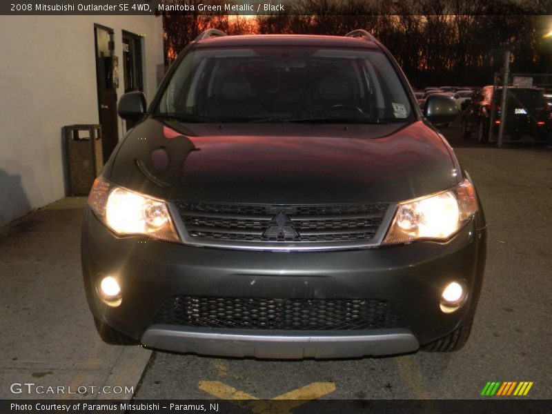 Manitoba Green Metallic / Black 2008 Mitsubishi Outlander SE 4WD